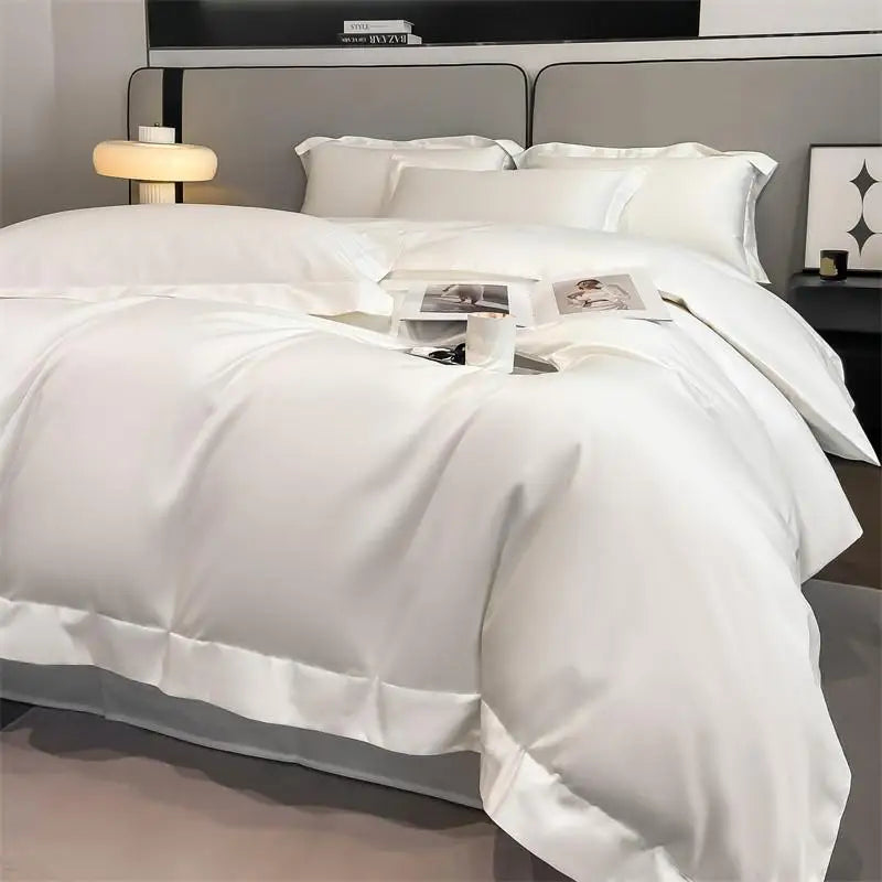 1000TC Egyptian Cotton Premium Solid Color Bedding Set