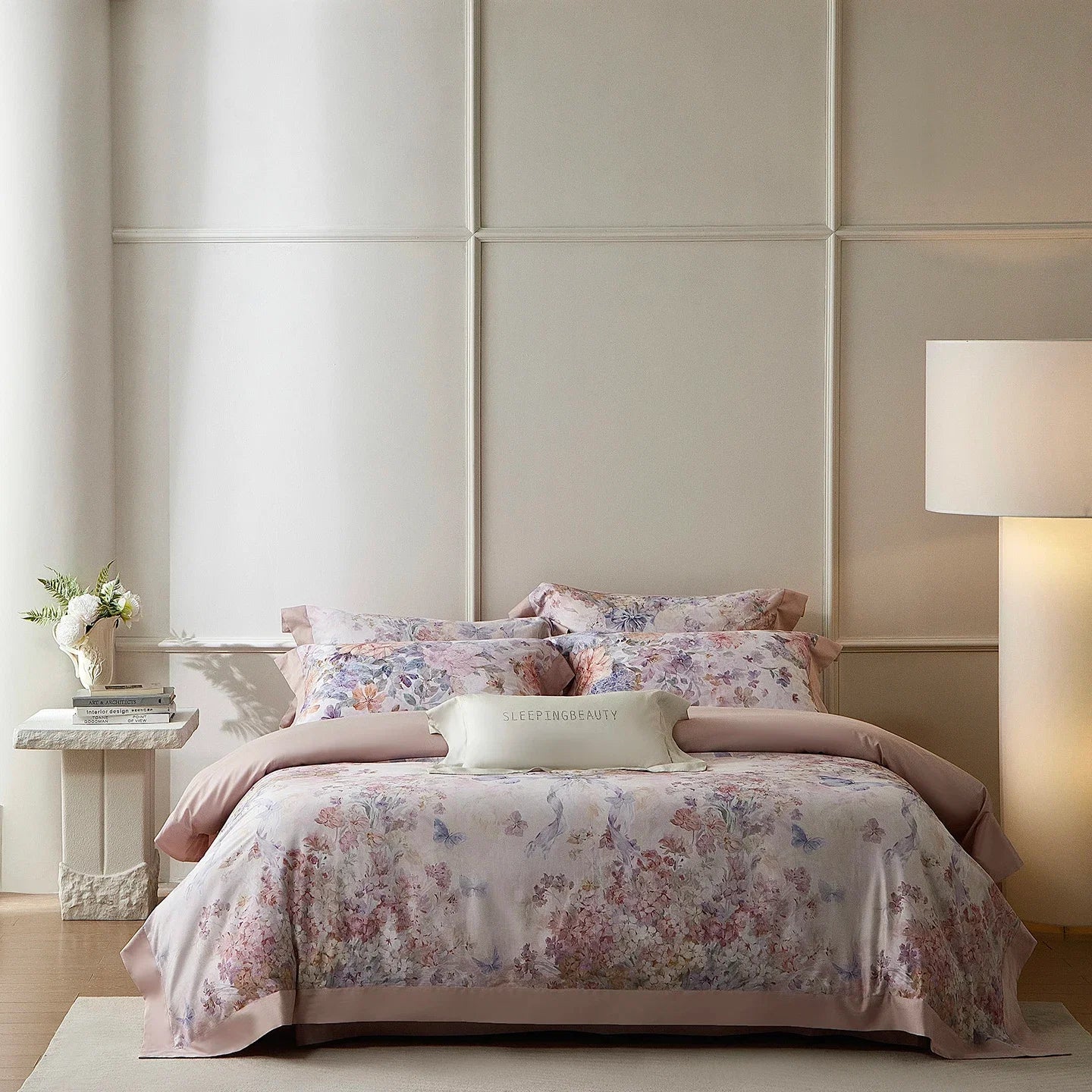 Vintage Oil Painting Style Rose Flowers Pattern Bedding Set