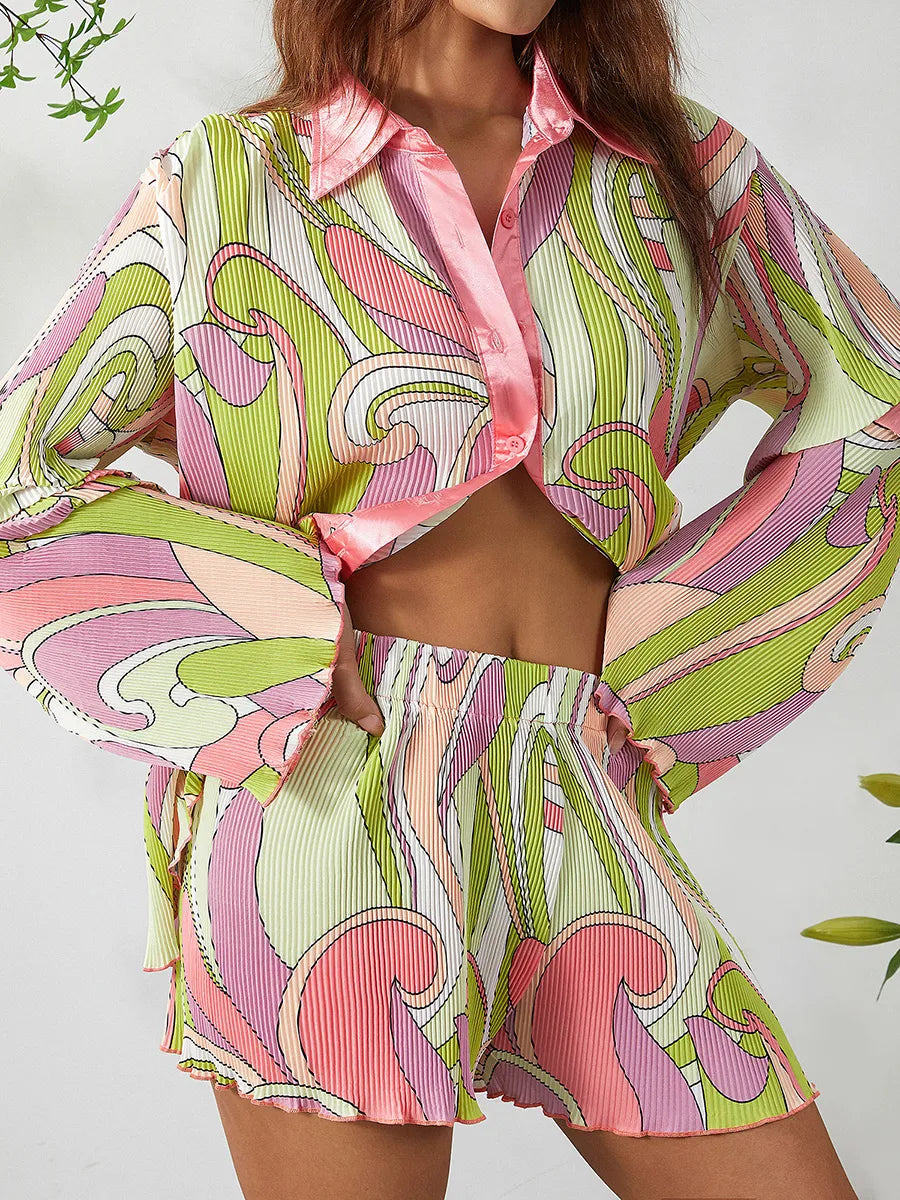 Patterned Paradise Twinset