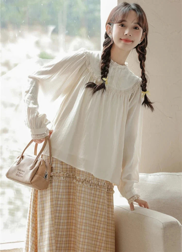 Cozy Morning Cottagecore Blouse