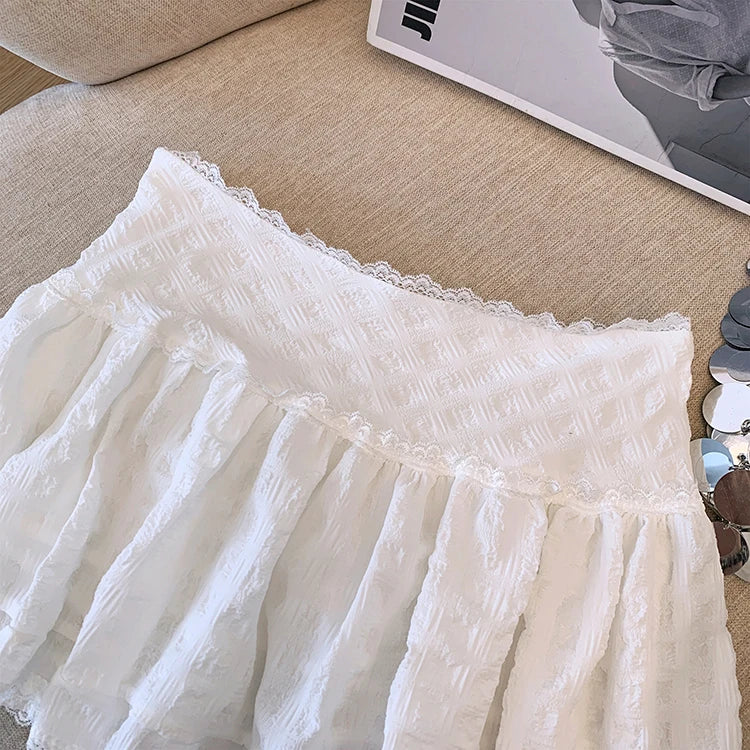 Stelia Ruffle Mini Skirt
