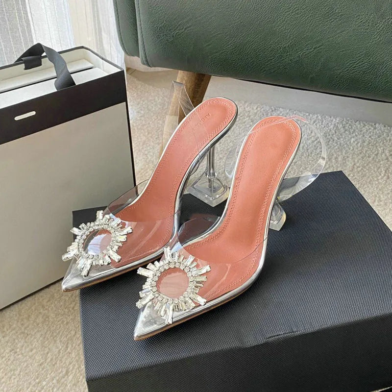 Transparent PVC Women Pumps