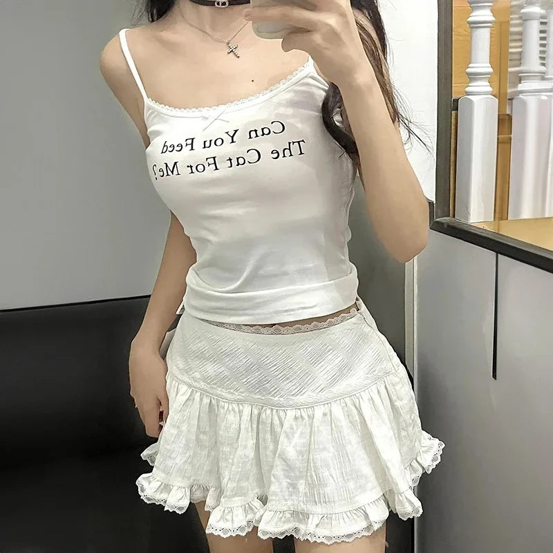 Stelia Ruffle Mini Skirt