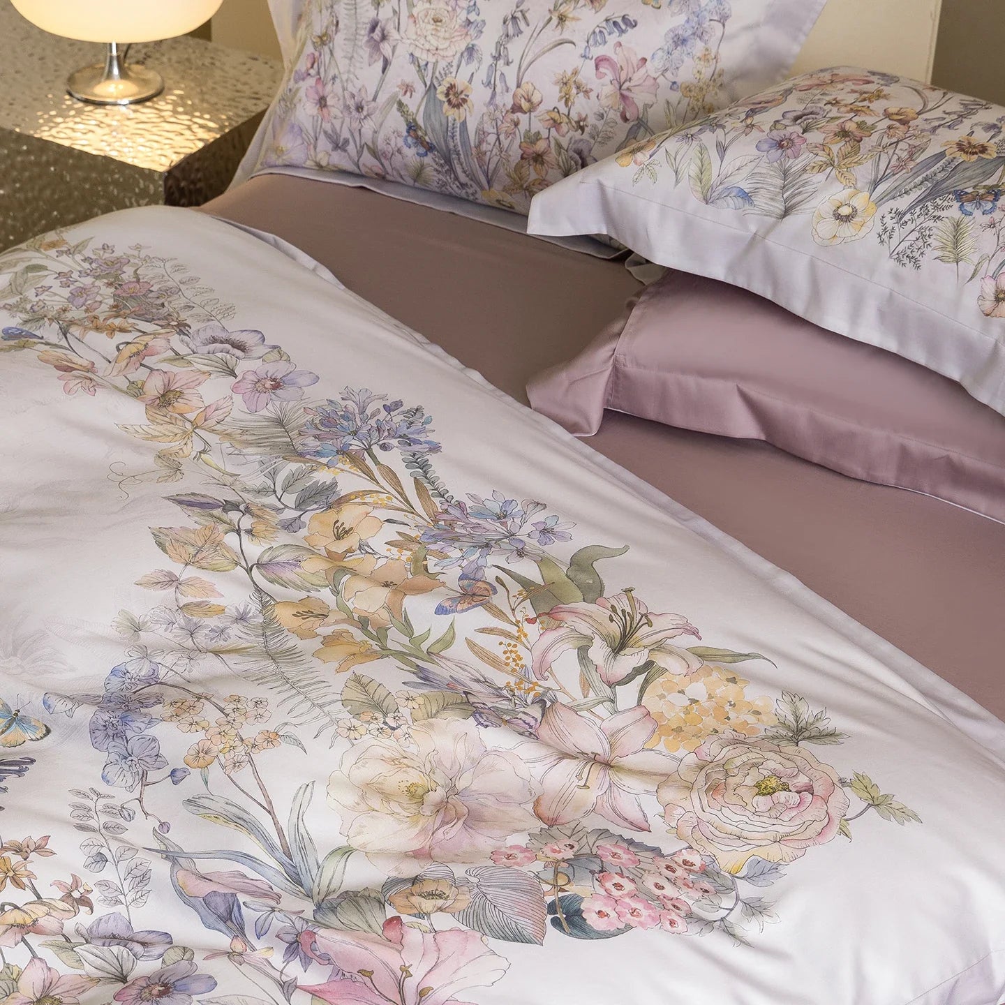 600TC Lyocell Eucalyptus Fiber Soft Silky Cooling luxury Bedding Set