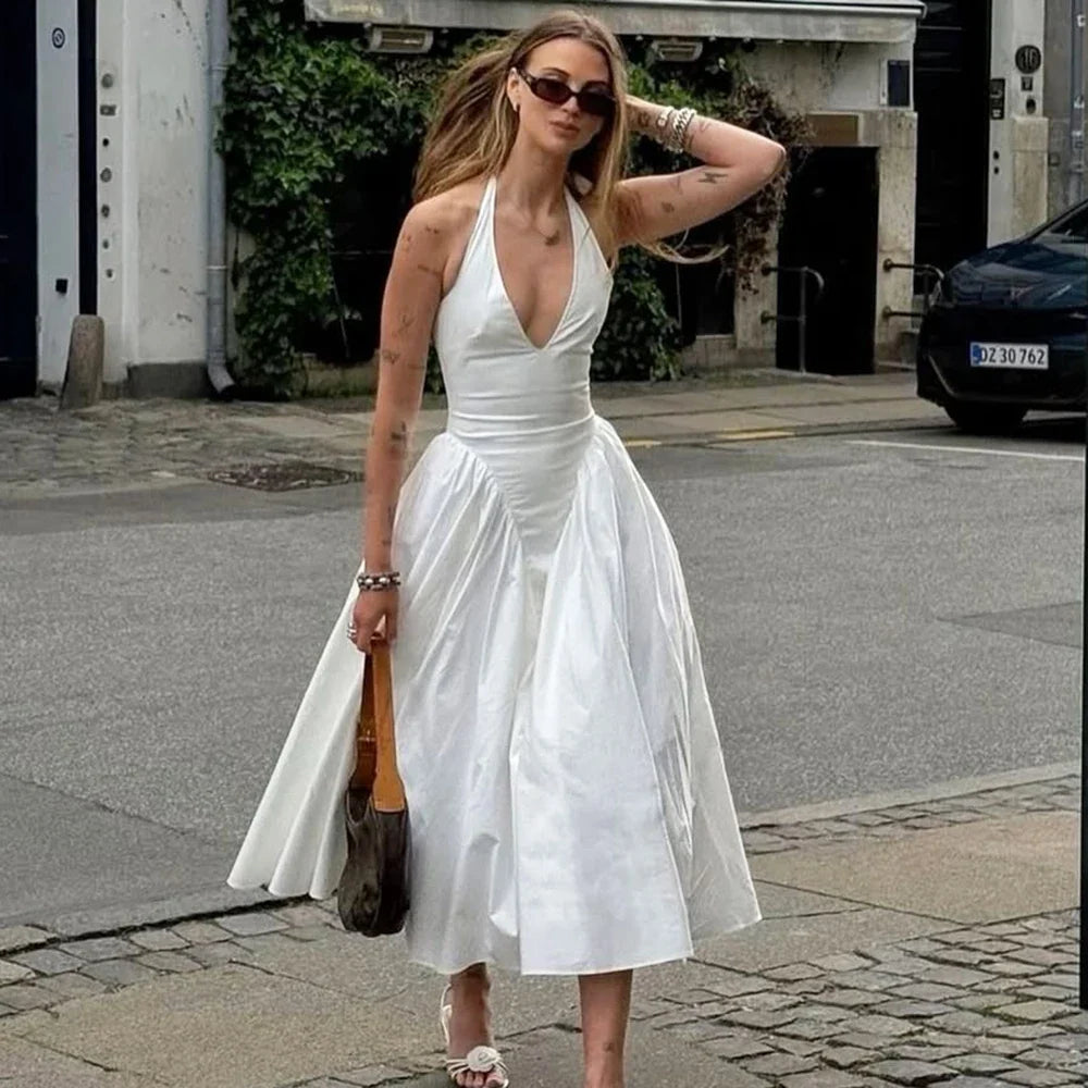 Dalier Halter Neck Dress