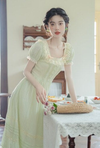 Cozy Garden Cottagecore Dress