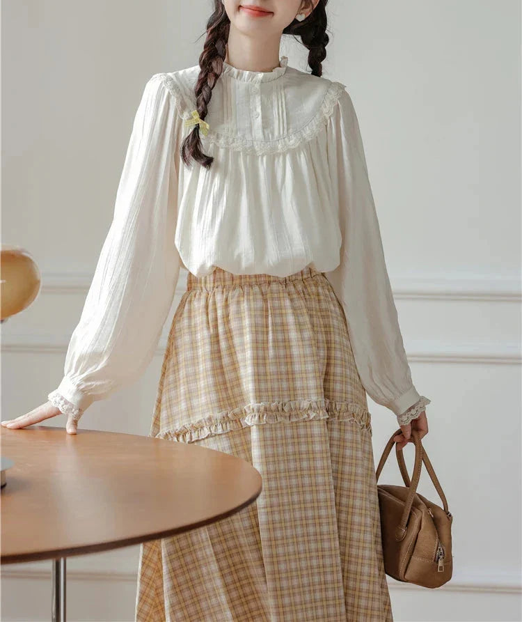 Cozy Morning Cottagecore Blouse