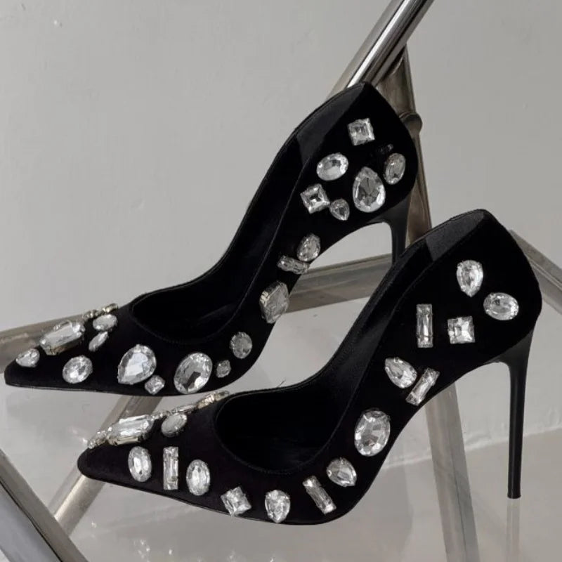 White satin Wedding Shoes
