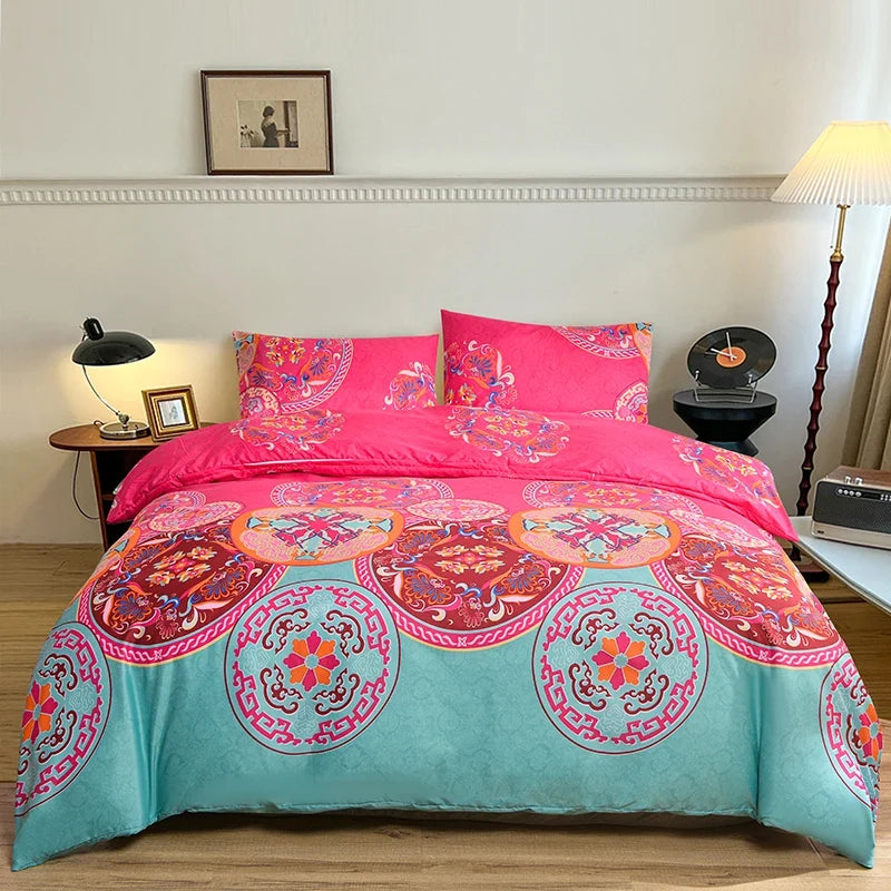 Boho Style Duvet cover Sets 3PCS Bedding Set