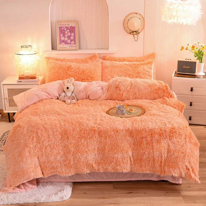 Winter Thicken Velvet Bedding Set