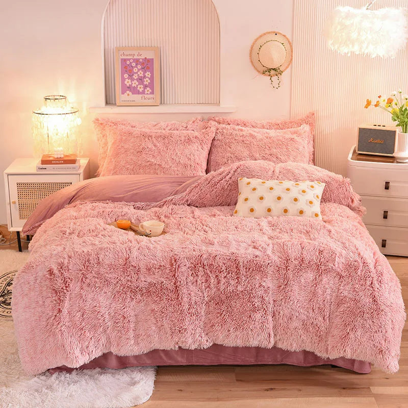 Winter Thicken Velvet Bedding Set