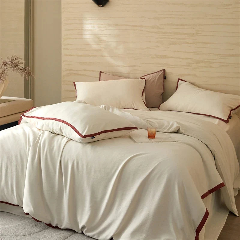 Sand Washed Lyocell Soft Cooling Luxury Bedding Set