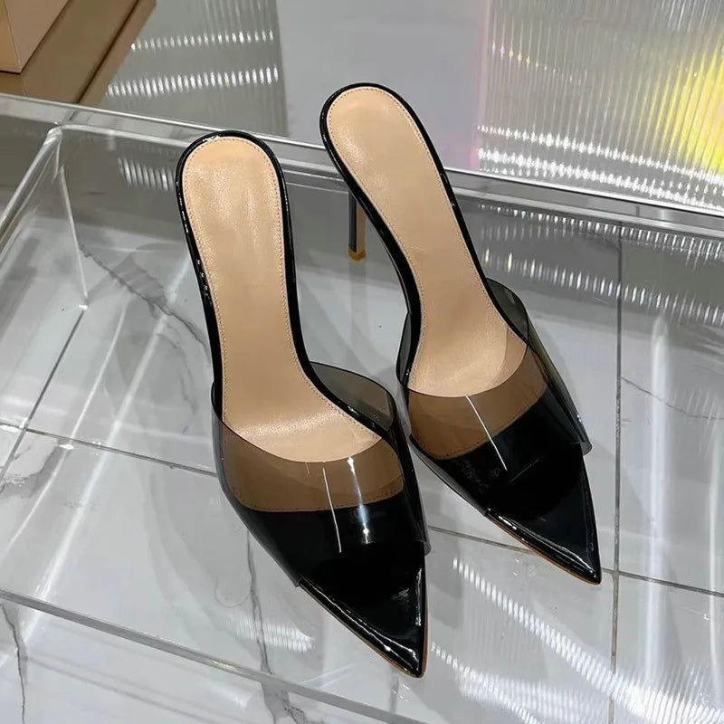 Transparent One-line Hgh Heels