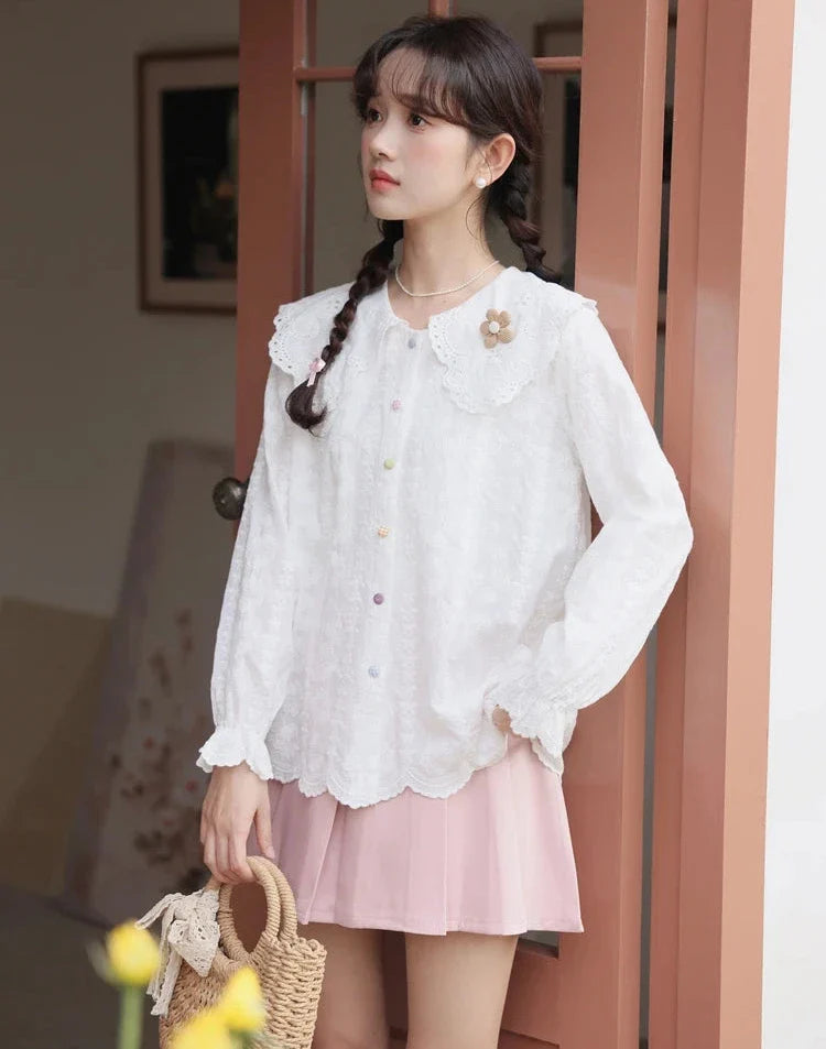 Kawaii Cottagecore Long Sleeve Shirt