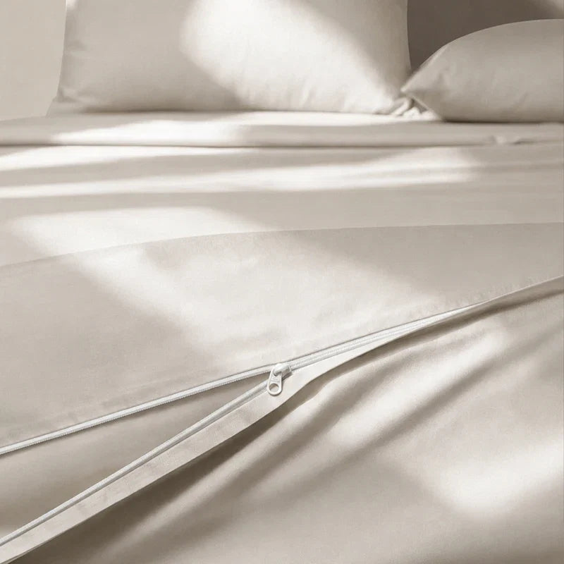 Hotel Style Solid Color Luxury 1000TC Egyptian Cotton Soft Bedding Set