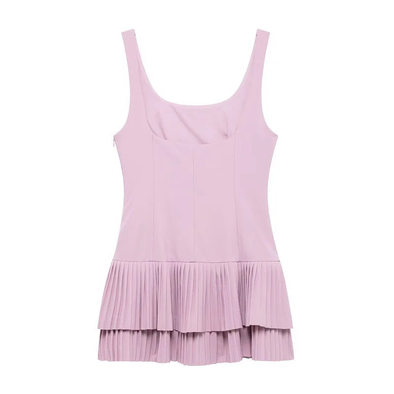 Gwen Pleated Mini Dress