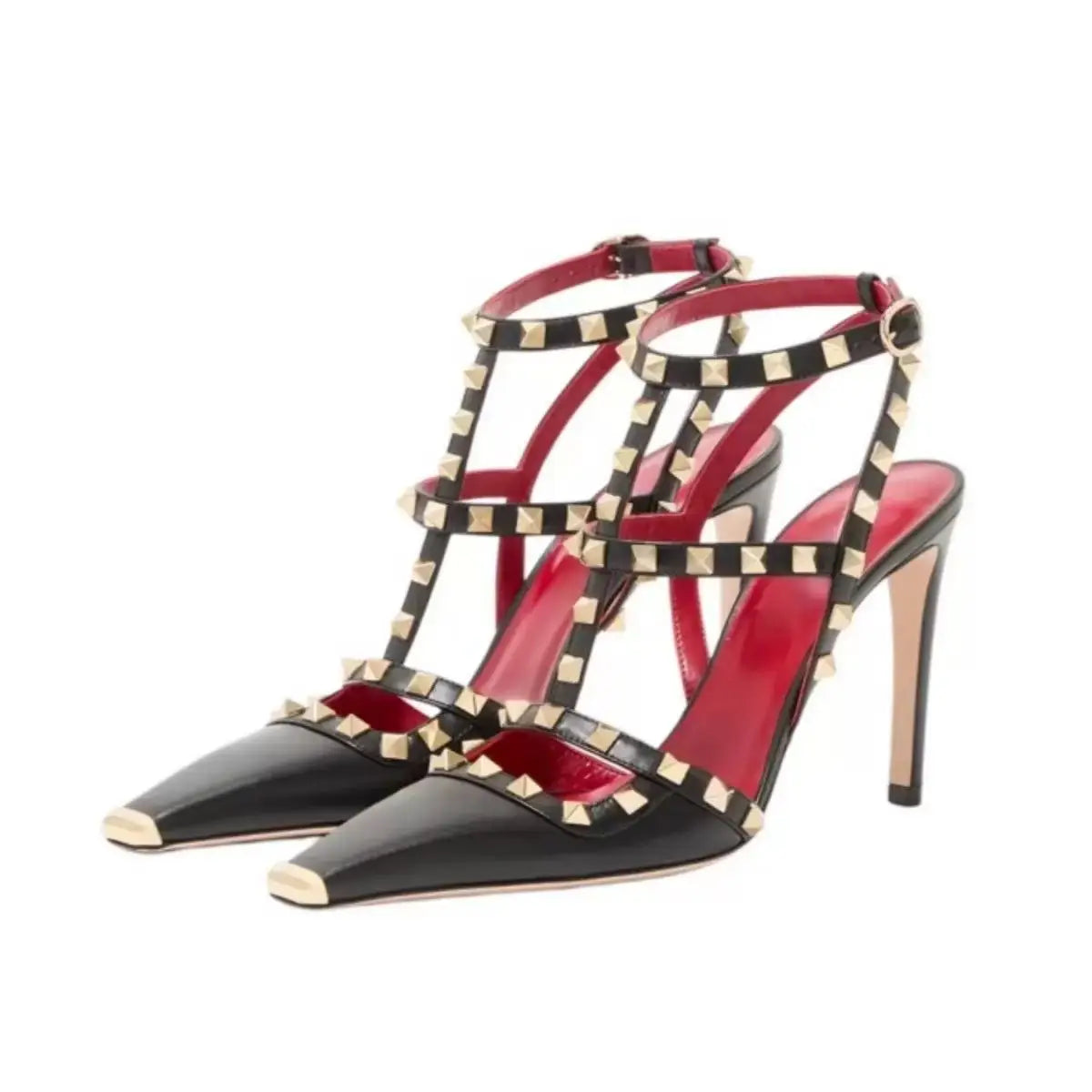 Women Rock Studded High Heels