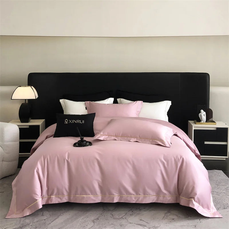 1000TC Egyptian Cotton Luxury Embroidery Hotel Style Bedding Set