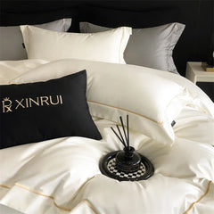 1000TC Egyptian Cotton Luxury Embroidery Hotel Style Bedding Set