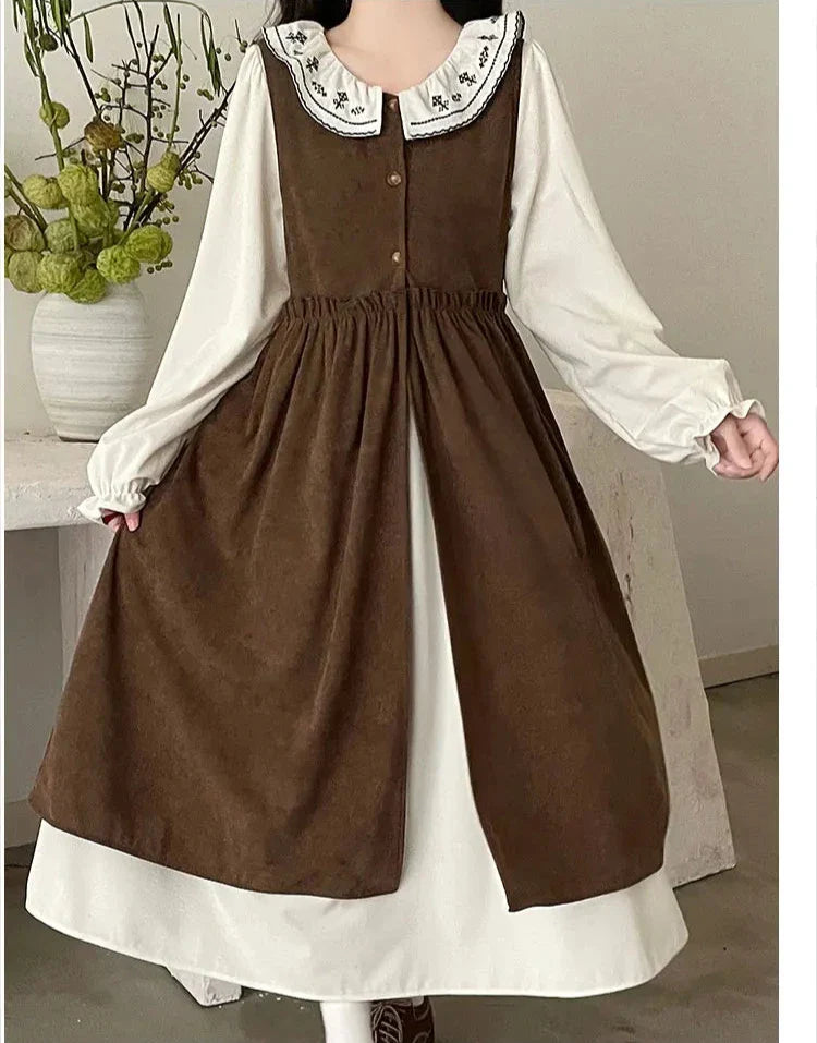 Broom Swamp 2-Piece Cottagecore Dress