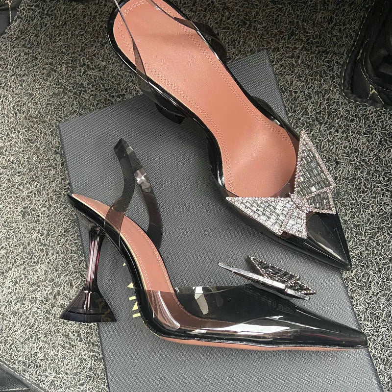 Transparent PVC Women Pumps