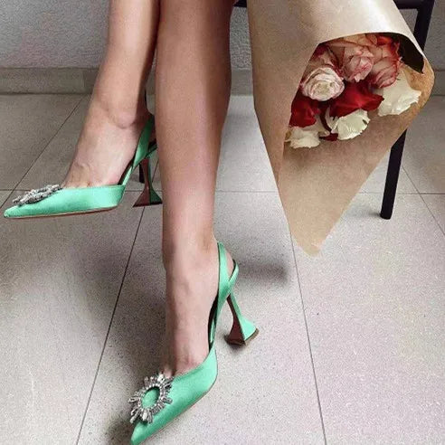 brand Rhinestones Bowknot Women Pumps