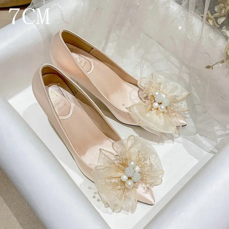 Sweet Bow Bridal Shoes