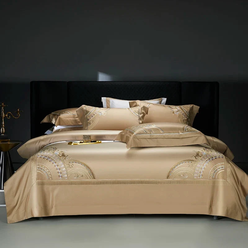 Premium 1400TC Egyptian Cotton Luxury Embroidery Bedding Set
