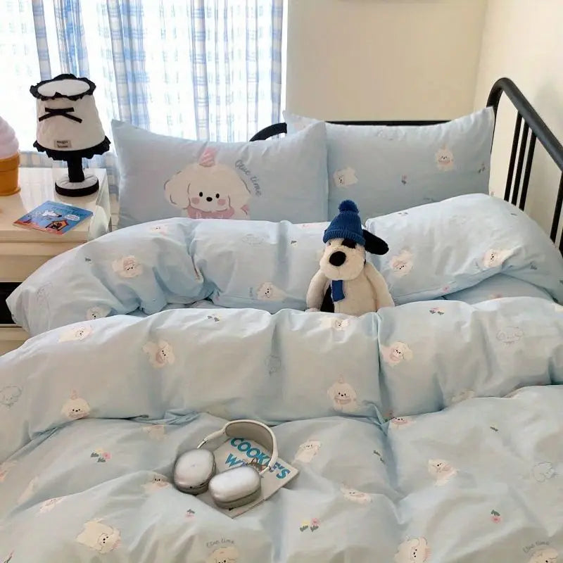Cute Dogs Bedding Set