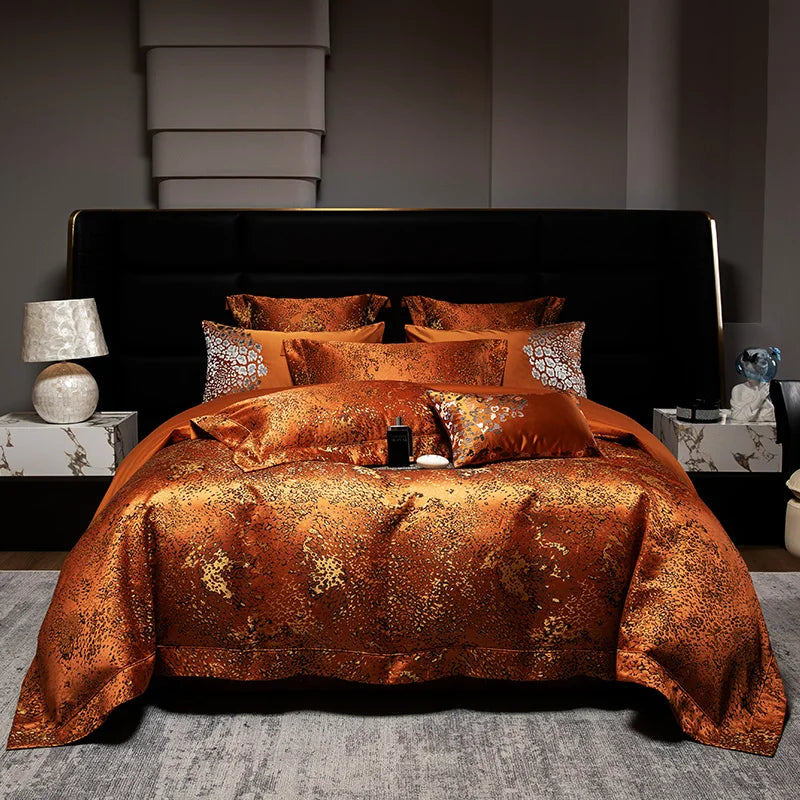Brocade Jacquard Egyptian Cotton Bedding Set