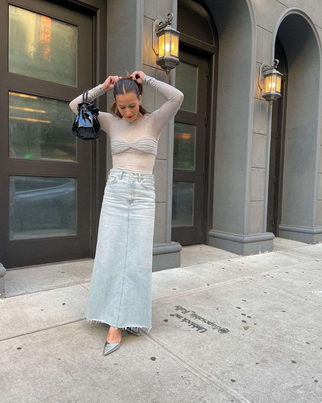 Brett Mesh Crop Top