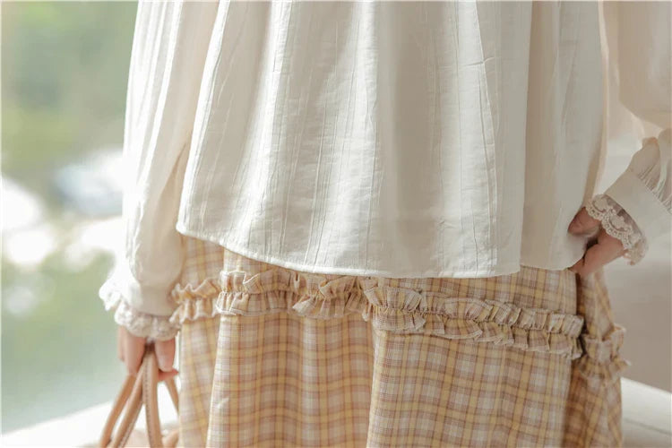Cozy Morning Cottagecore Blouse