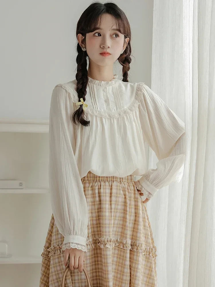 Cozy Morning Cottagecore Blouse