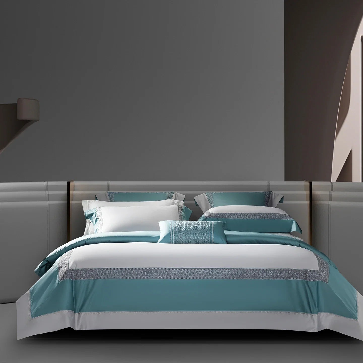 Premium 1200TC Egyptian Cotton Embroidery Luxury Hotel Style Bedding Set
