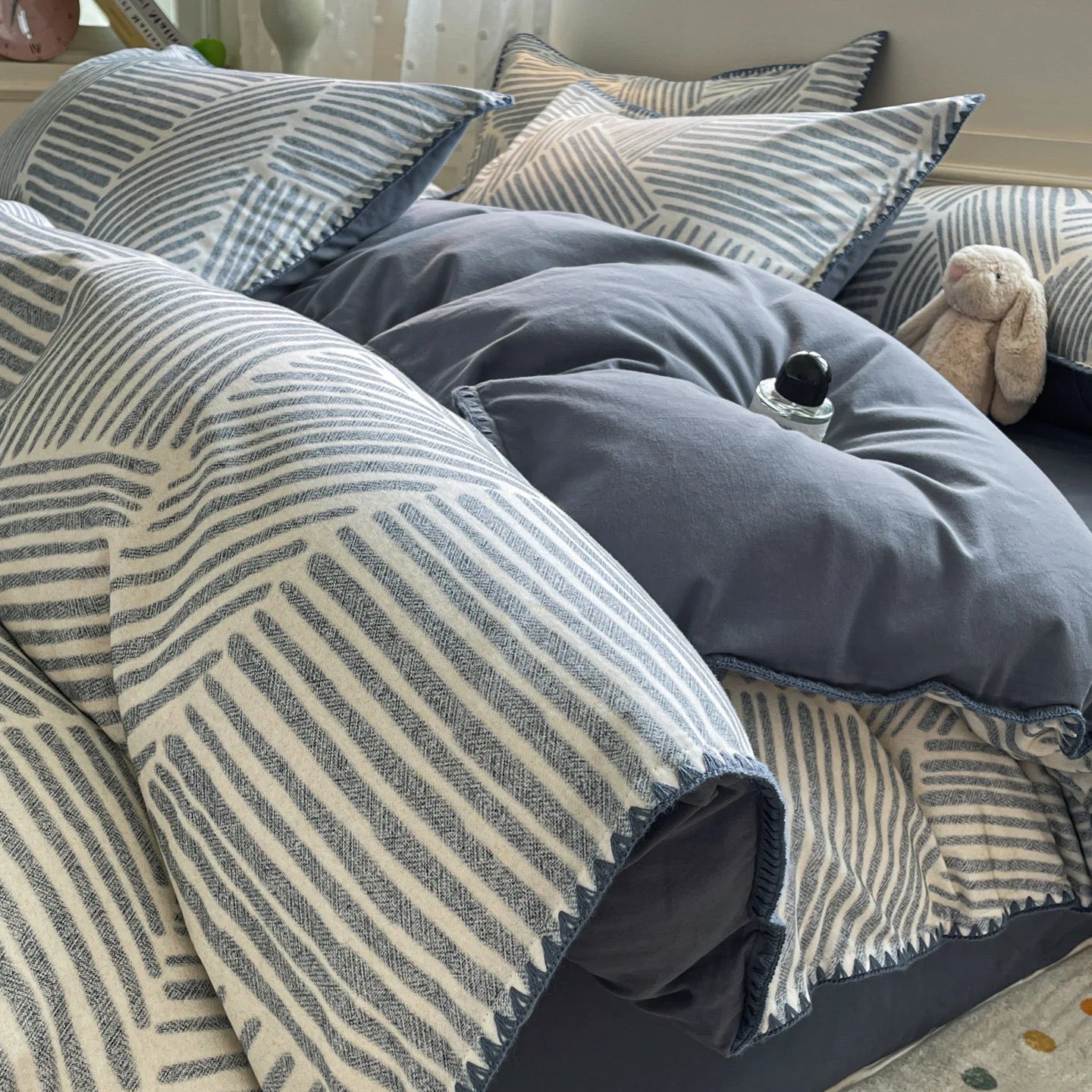 High End Bedroom 100% Cotton 4 Piece Bedding Set