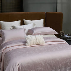 4Pcs Premium Egyptian Cotton Jacquard Bedding Set