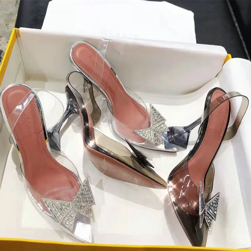 brand Rhinestones Bowknot Women Pumps