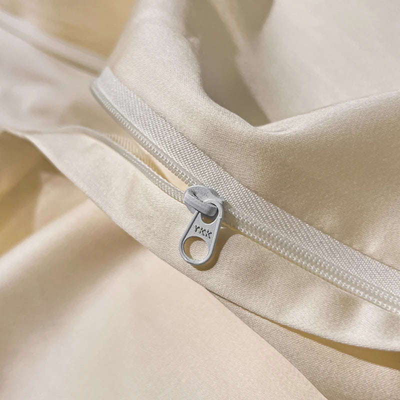 Lyocell Cotton Jacquard Soft Silky Luxury Bedding Set