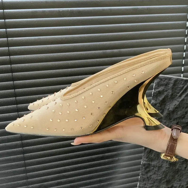 Niche Design Sense Temperament Pointed Shoes
