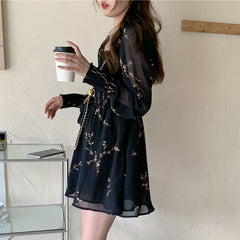 Feronia Vintage Chiffon Dress