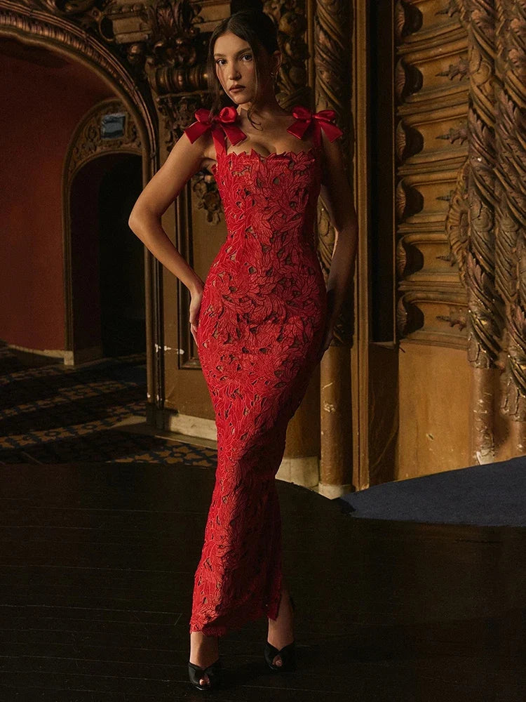 Shana Lace Maxi Dress