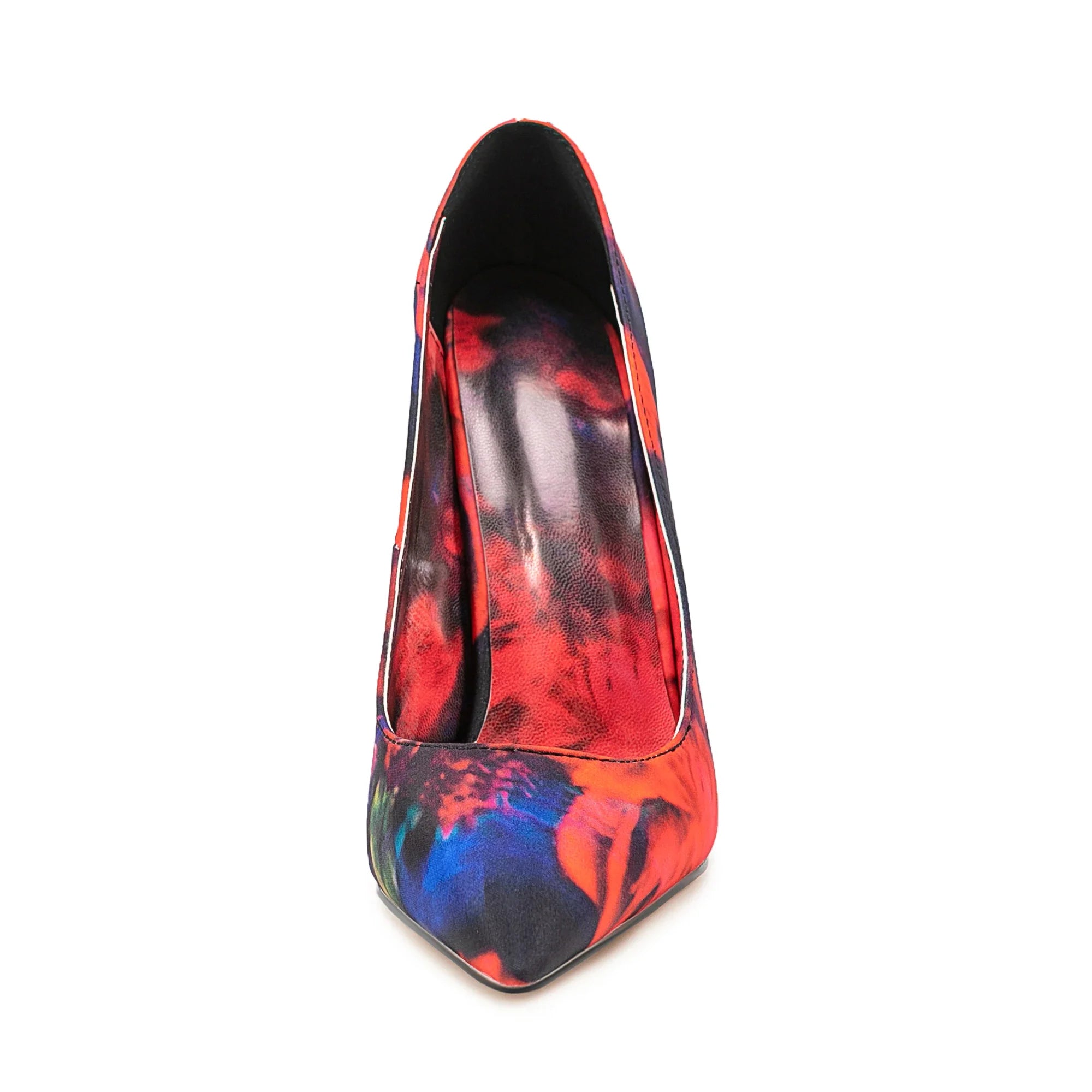 Colored cloth high-heeled Shoes