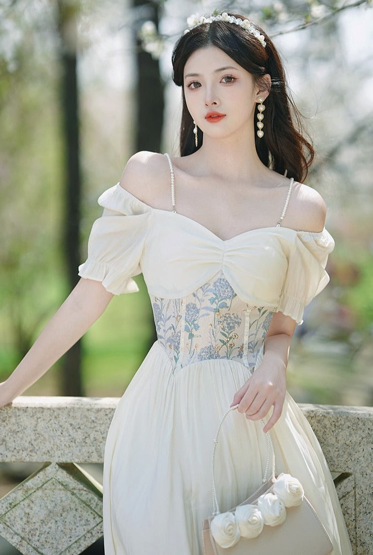 Grace Pearl Vintage-style Romantic Royalcore Dress