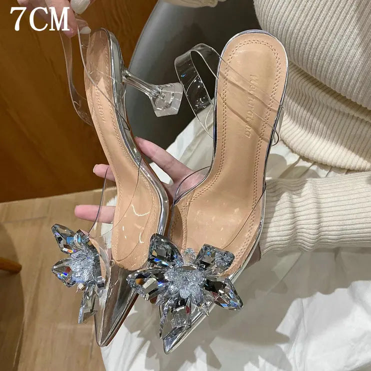 Silver Baotou Sandals