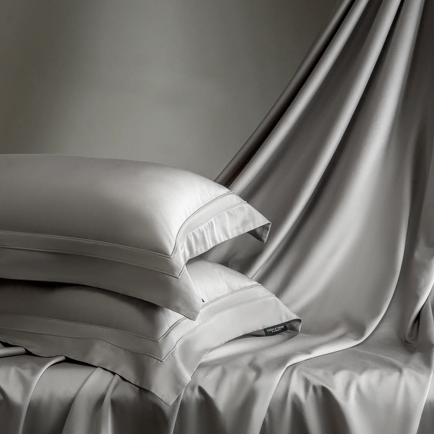 Premium 1000TC Egyptian Cotton Luxury Solid Color Simple Hotel Style Bedding Set