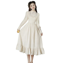 Magnolia Garden Light Academia Vintage-Style Princess Dress