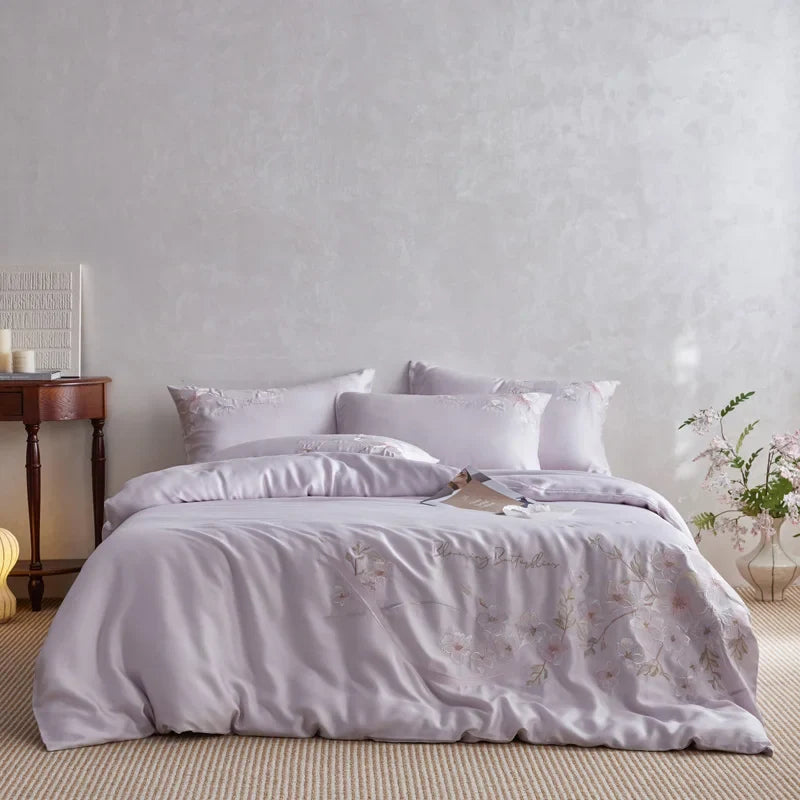 600TC Lyocell Luxury Silky Cooling Bedding Set