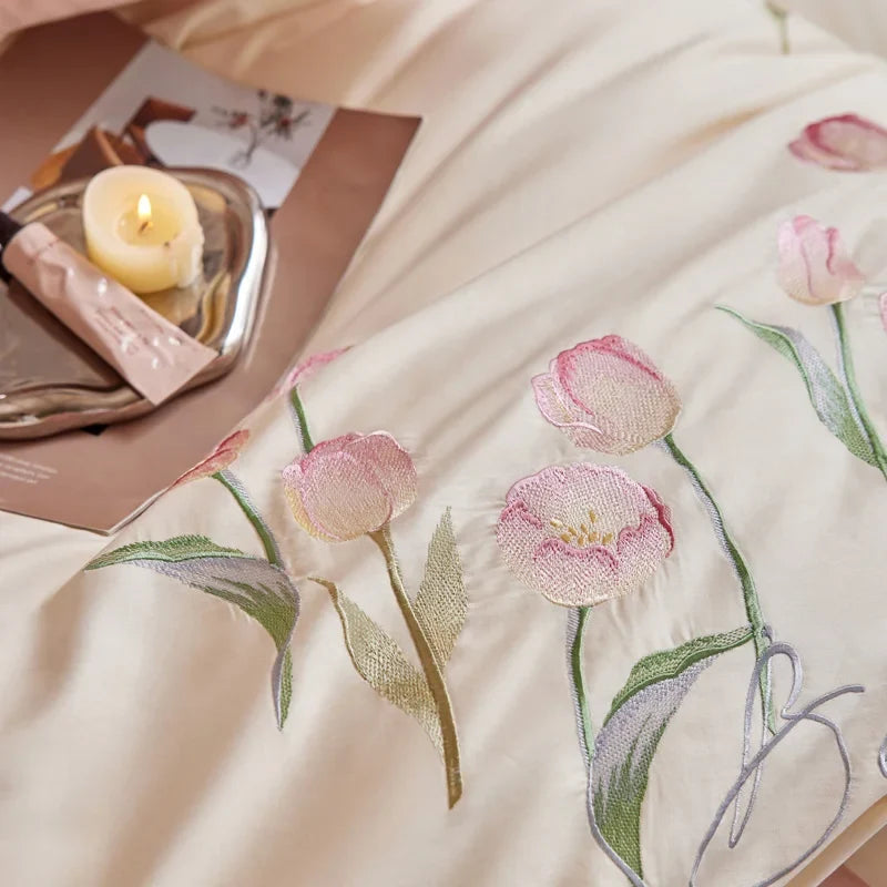 600TC Egyptian Cotton Luxury Bedding Set