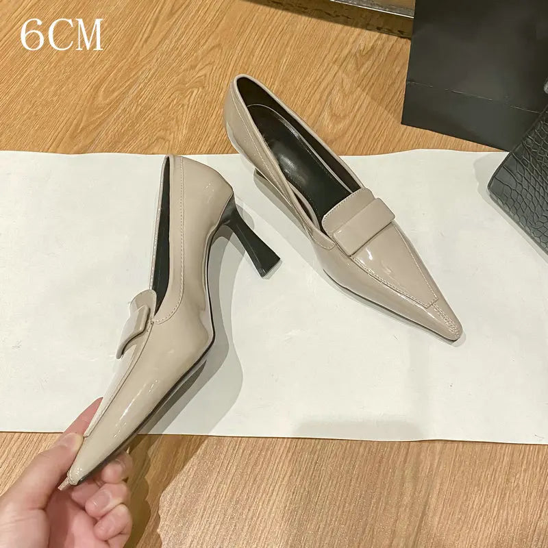 Fmaous Quality Leather Belt Buckle Heels