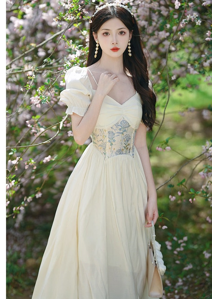 Grace Pearl Vintage-style Romantic Royalcore Dress